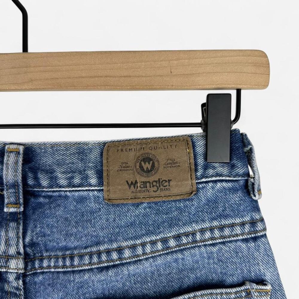 Wrangler vintage style straight leg jeans light wash high rise - Picture 4 of 8